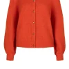 Vesten & Truien<Dante 6 Alpaca Vest Met Gouden Knopen Attica | Oranje
