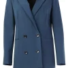 Jassen En Blazers<Patrizia Pepe Blazer Met Dubbele Rij Knopen Sofia | Blauw