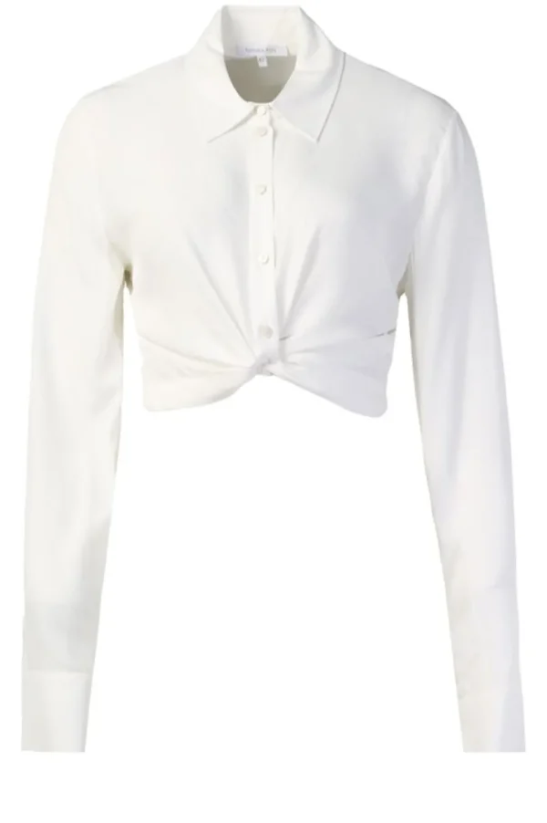 Bloezen & Tops<Patrizia Pepe Blouse Met Strikdetail Celia | Natuurlijk