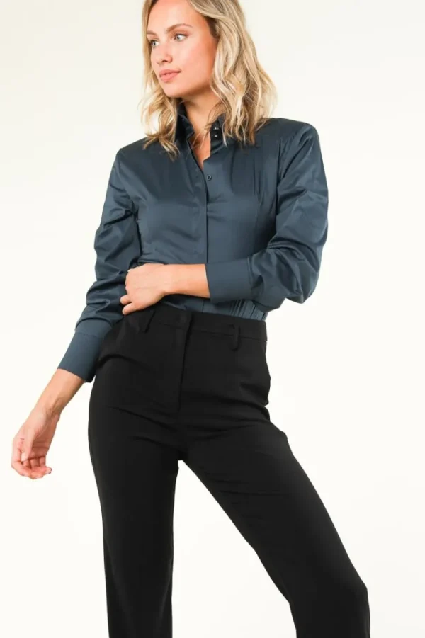 Bloezen & Tops<Patrizia Pepe Bodyblouse Celia | Blauw