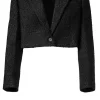 Jassen En Blazers<Berenice Boucleblazer Vanille | Zwart