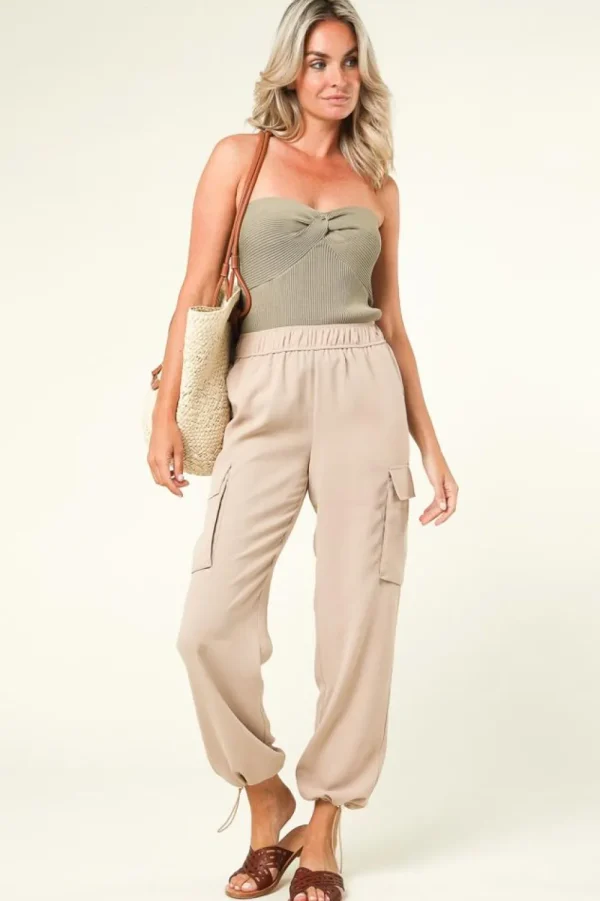 Broeken & Jumpsuits<Opmerkingen Du Nord Cargobroek Gilli | Beige