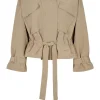 Jassen En Blazers<Co'Couture Cropped Trenchcoat Elba | Kameel