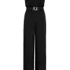 Broeken & Jumpsuits<Dante 6 Gesmokte Jumpsuit Oblaldia | Zwart