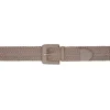 Riemen<Dante 6 Gevlochten Leren Riem Hazelaar | Beige