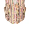 Jassen En Blazers<Lolly's was Gilet Met Print Ikat | Beige