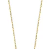 Sieraden<Gewoon Franky 14K Gouden Ketting Iconische Dubbele Open Cirkel 43 Cm | Geel Gaan