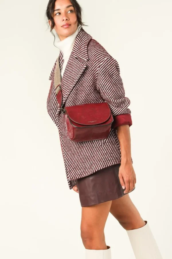 Tassen<Gianni Chiarini Lakleren Crossbodytas Tara | Bordeaux