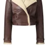 Jassen En Blazers<Ibana Leren Teddy Biker Belvine | Bruin