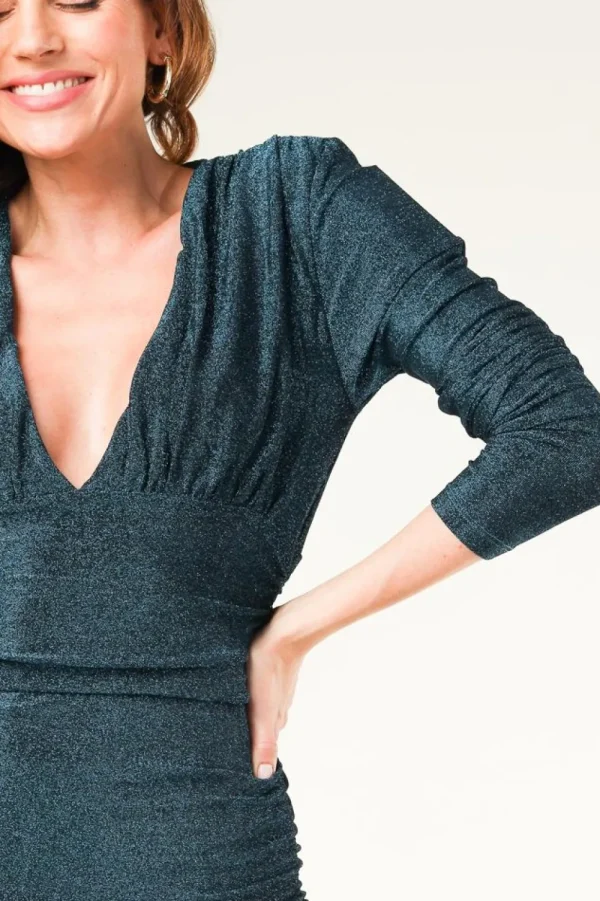Jurkjes & Rokken<Silvia Heach Lurexjurk Chelsey | Blauw