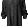 Bloezen & Tops<Silvia Heach Luxe Jacquardblouse Liza | Zwart