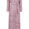 Jurkjes & Rokken<Dante 6 Maxi-Jurk Met Print Kura | Roze