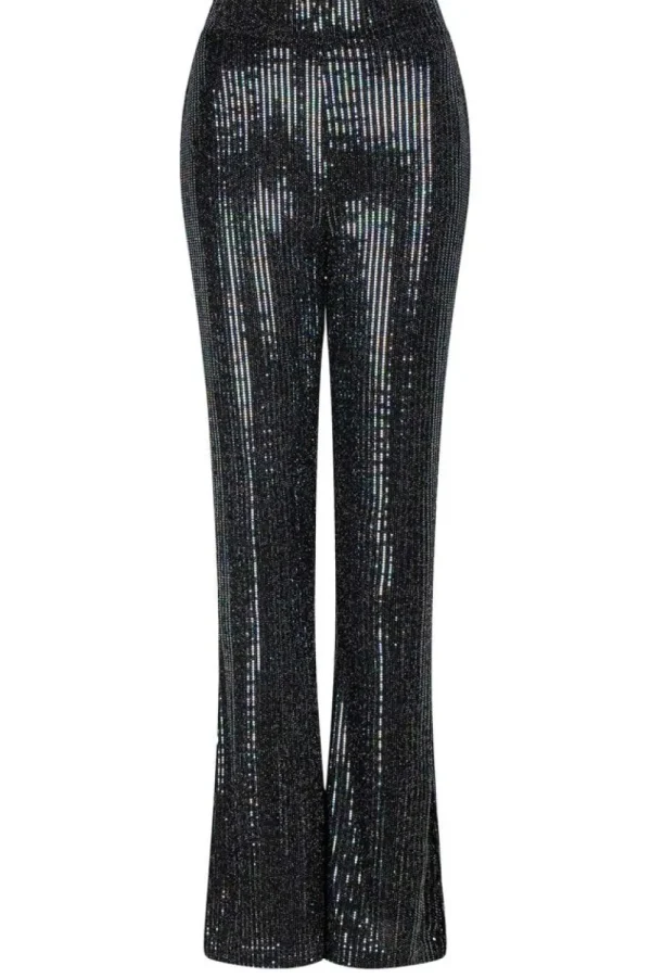 Broeken & Jumpsuits<Dante 6 Metallic Broek Dua | Zwart