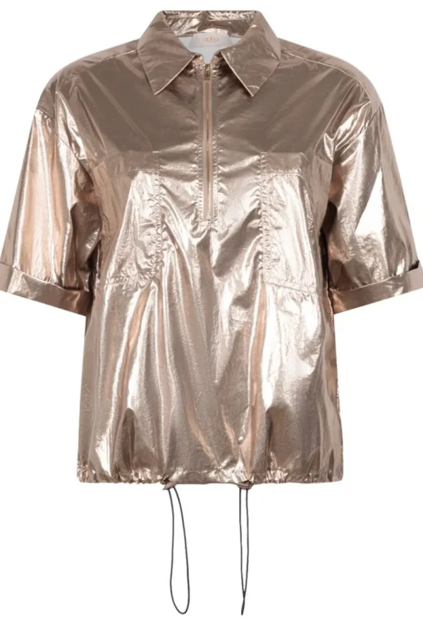 Bloezen & Tops<Aaiko Metallic Topje Lianne | Goud