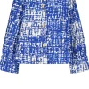 Jassen En Blazers<Lolly's was Oversized Jacquard Jasje Viola | Blauw