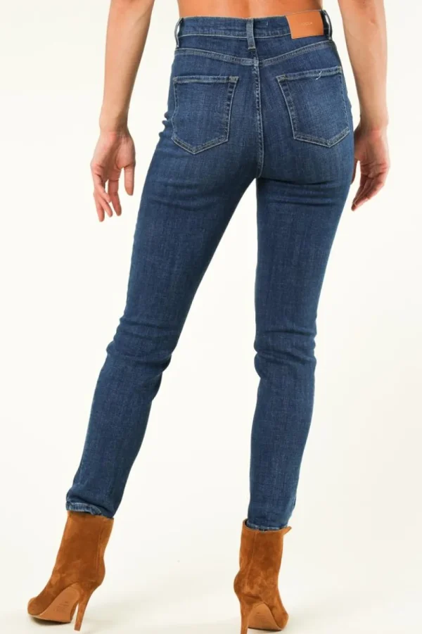 Broeken & Jumpsuits<Kocca Rechte Jeans Met Hoge Taille Gralill | Blauw