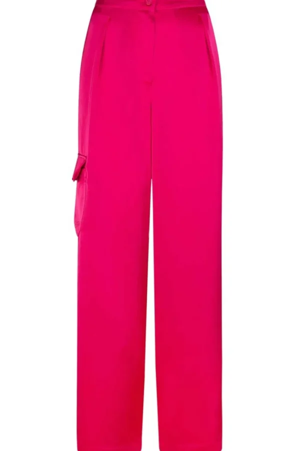 Broeken & Jumpsuits<Dante 6 Satijnen Cargobroek Harlow | Roze