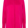 Bloezen & Tops<Dante 6 Satijnen Oversized Blouse Louda | Roze