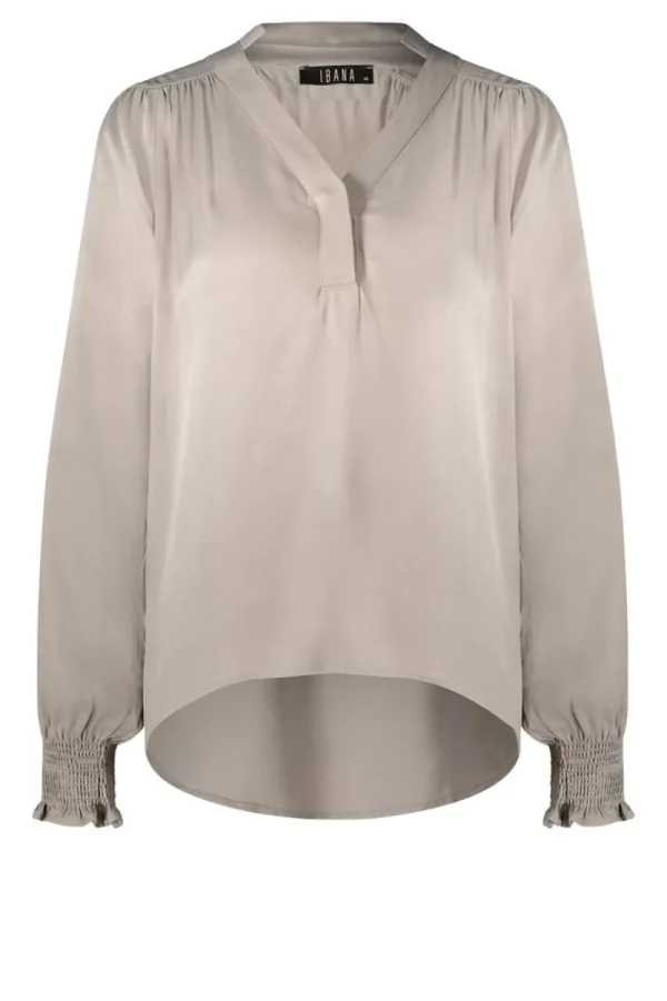 Bloezen & Tops<Ibana Satijnen Top Talan | Beige