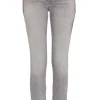 Broeken & Jumpsuits<7 Voor de hele mensheid Skinny Jeans Met Middelhoge Taille Roxanne L30 | Grijs