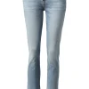 Broeken & Jumpsuits<7 Voor de hele mensheid Skinny Jeans Met Middelhoge Taille Roxanne L30 | Blauw