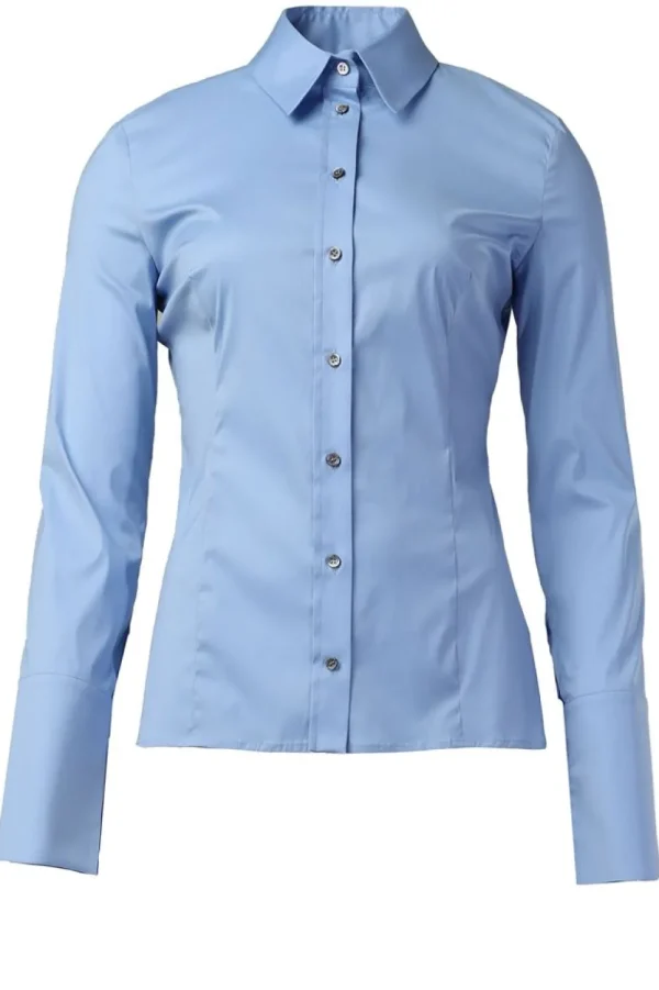 Bloezen & Tops<Patrizia Pepe Stretchblouse Carla | Blauw