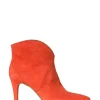 Schoenen<Toraal Suede Enkellaarsjes Soraya | Oranje