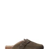 Schoenen<Scholl Suede Sandalen Met Schapenwol Fae | Groente