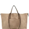 Tassen<Gianni Chiarini Suede Shopper Superlight | Natuurlijk