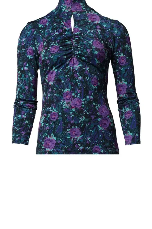 Bloezen & Tops<Liu Jo Top Met Bloemenprint Emilia | Paars