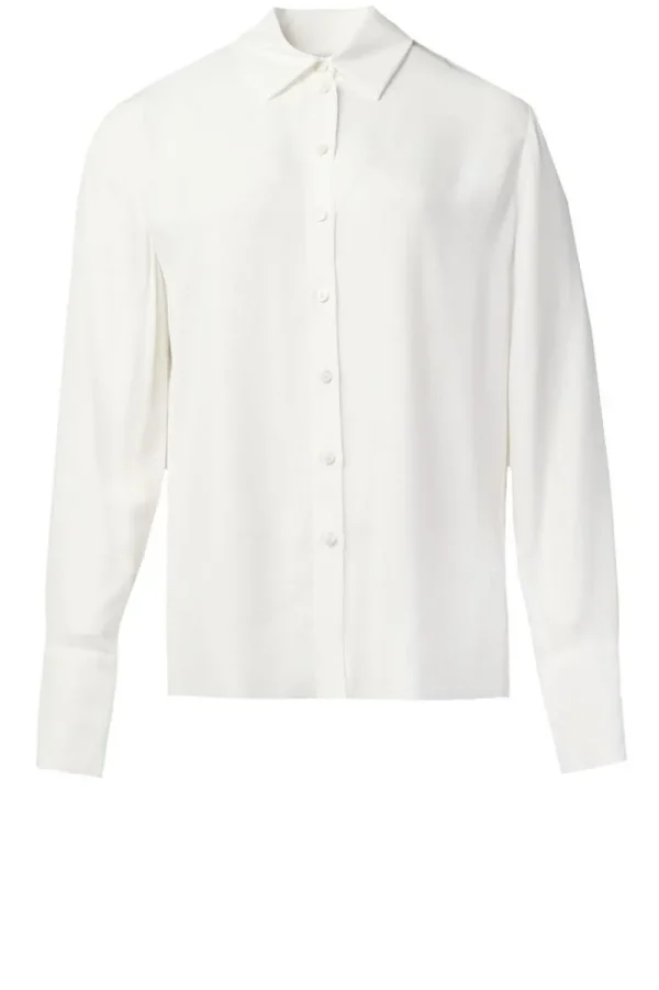 Bloezen & Tops<Patrizia Pepe Transparante Blouse Cita | Natuurlijk