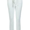 Broeken & Jumpsuits<D-ETOILES CASIOPE Travelwear Broek Met Strikceintuur Antigua | Wit