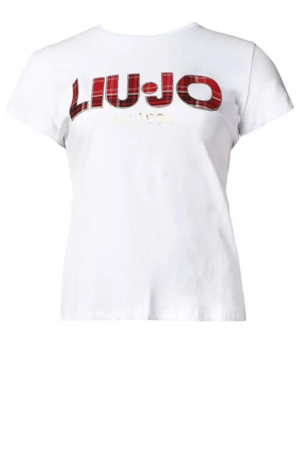 Bloezen & Tops<Liu Jo T-Shirt Met Print Felicia | Wit