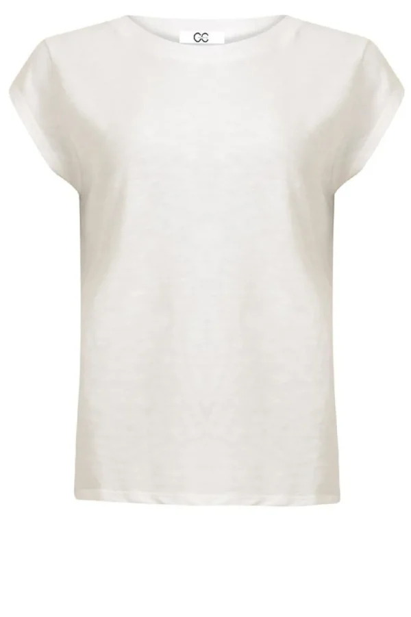 Bloezen & Tops<CC Hart T-Shirt Met Ronde Hals Klassiek | Wit