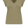 Bloezen & Tops<CC Hart T-Shirt Met V-Hals Vera | Groente