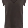 Bloezen & Tops<CC Hart T-Shirt Met V-Hals Vera | Zwart