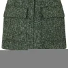 Jurkjes & Rokken<Tweede vrouwtje Tweed Lurex Rok Larca | Groente