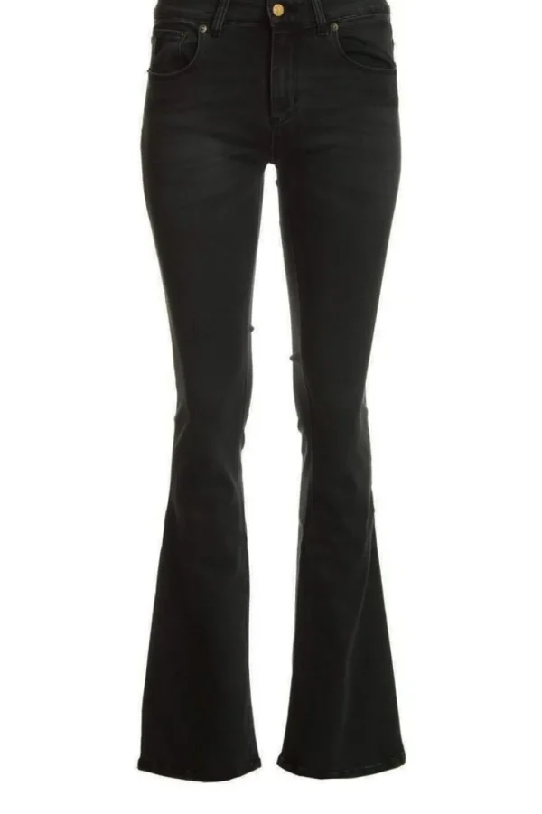 Broeken & Jumpsuits<Loïs Jeans Uitlopende Stretchjeans Melrose L34 | Zwart