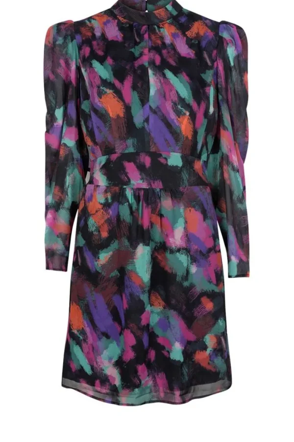 Jurkjes & Rokken<Dante 6 Viscose Jurk Met Print Edly | Multi