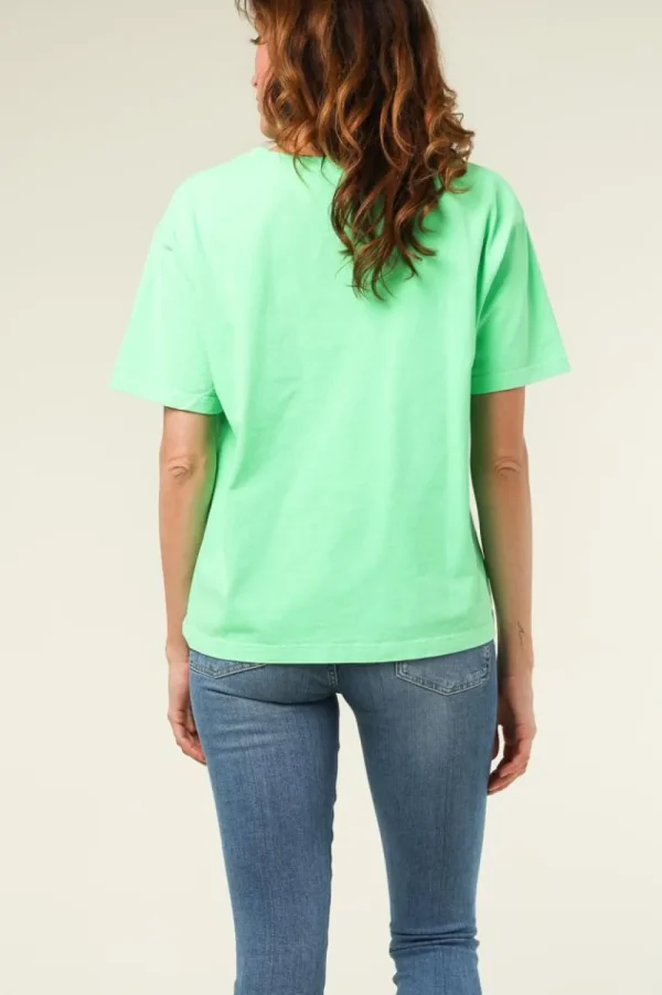 Bloezen & Tops<Amerikaanse vintage Vriendje T-Shirt Fizvalley | Groente