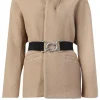 Jassen En Blazers<ba&sh Wollen Jas Met Riem Carol | Beige